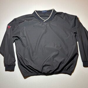 Men’s Velocity Black Chicago Bulls Golf Windbreaker XL